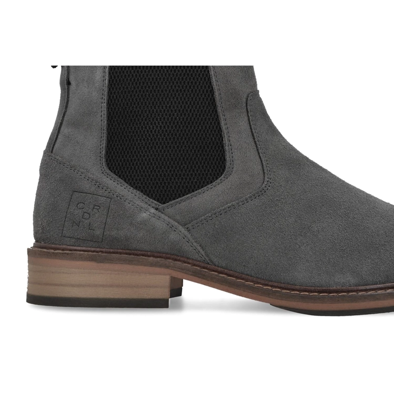 BOTINES HOMBRE CHELSEA CUERO THUN-6-19 GRIS ['TEXTIL'] - 4