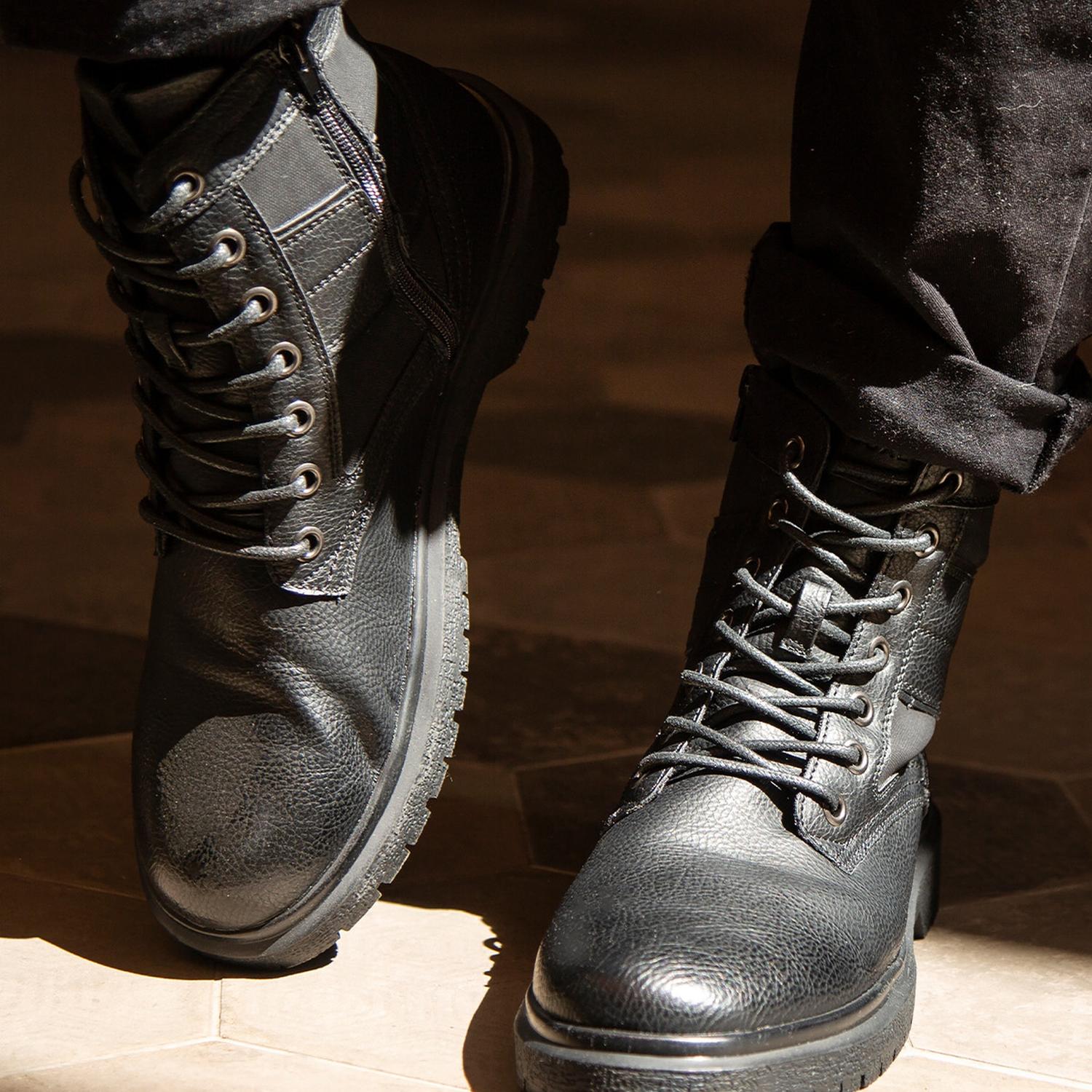 BOTINES HOMBRE ECOCUERO ETTERBEEK-6-91 NEGRO BULLBOXER - 4