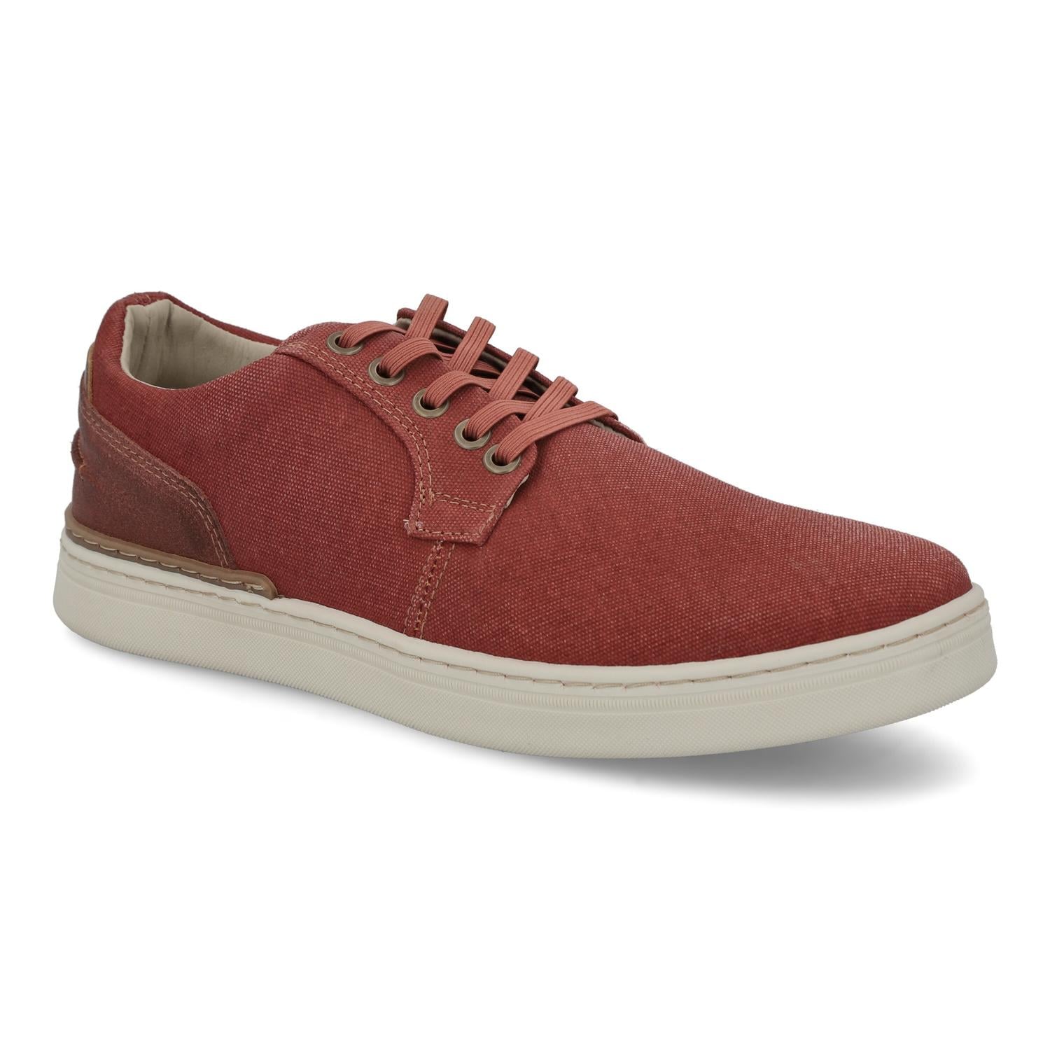 ZAPATILLAS HOMBRE TEXTIL CORDONES ESLASTICADOS BINN-0-82 ROJO CARDINALE - 1