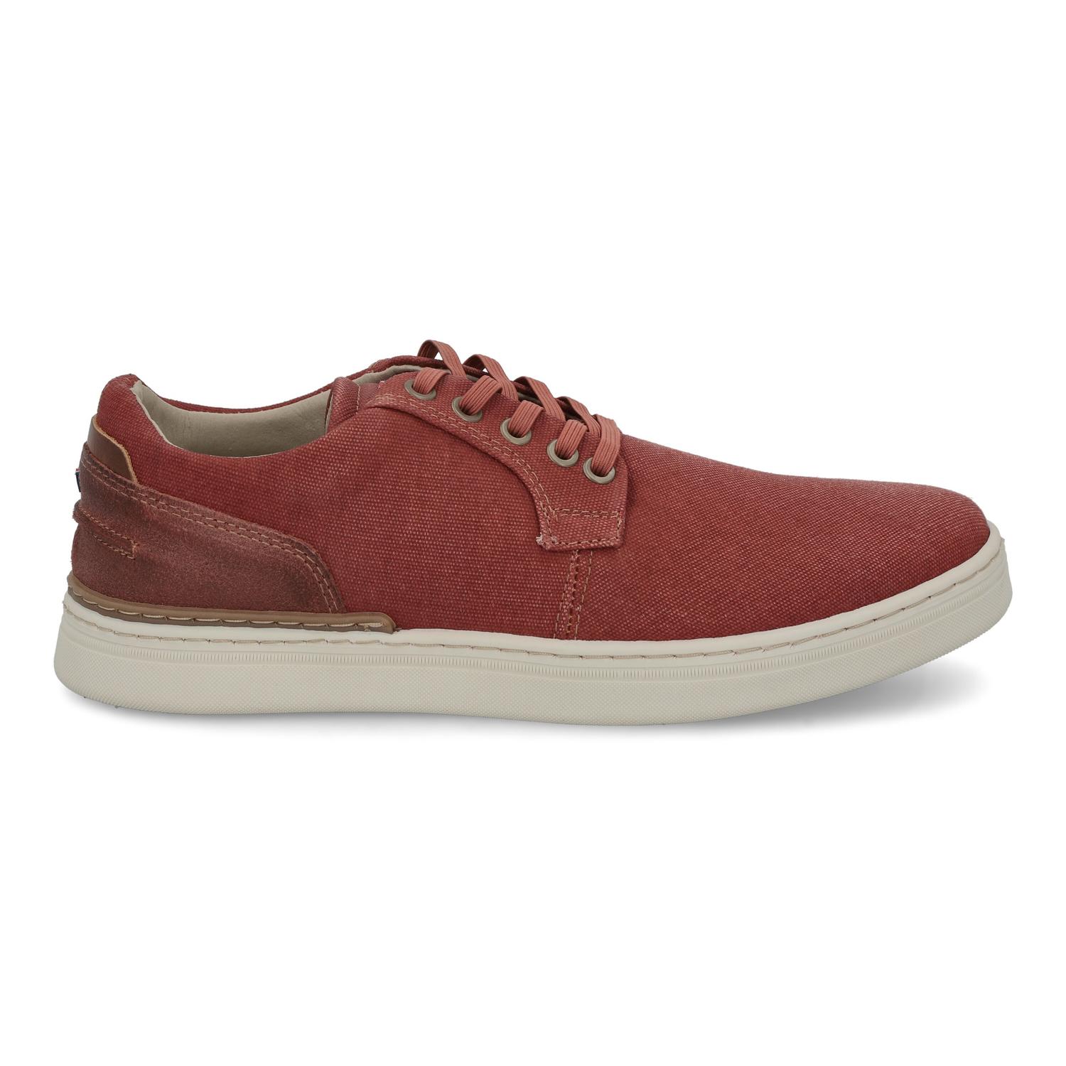 ZAPATILLAS HOMBRE TEXTIL CORDONES ESLASTICADOS BINN-0-82 ROJO CARDINALE - 2