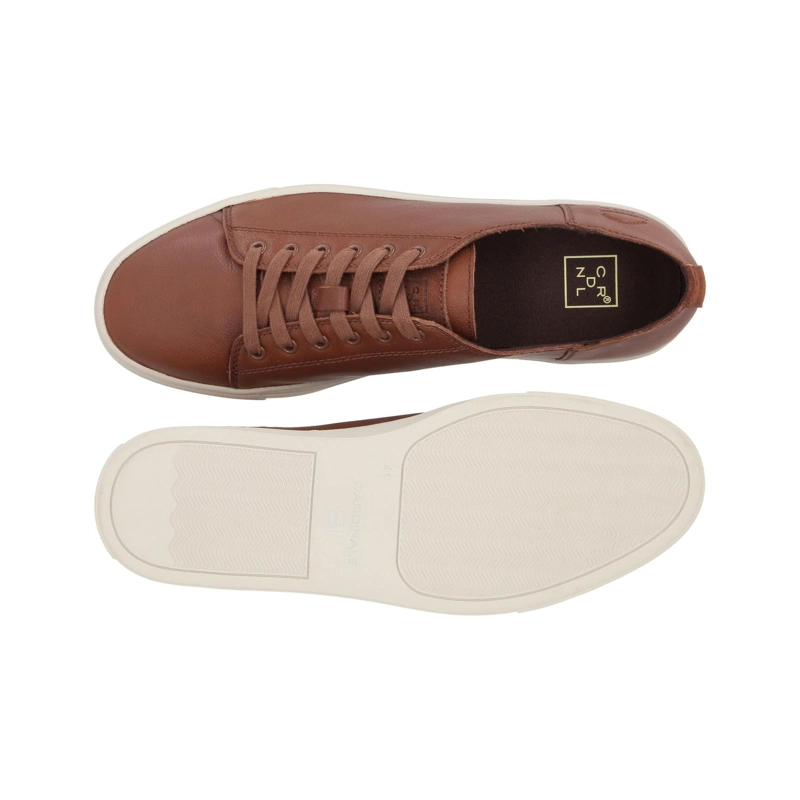ZAPATILLAS URBANAS HOMBRE CUERO NORDVILLE-0-02 BRANDY ['TEXTIL'] - 3