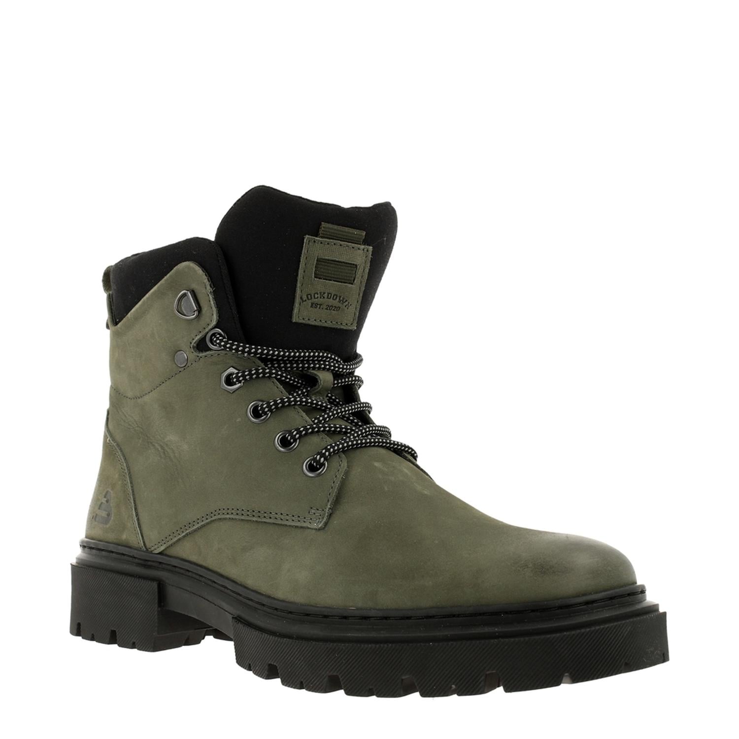 BOTINES HOMBRE CUERO CALLUM-6-61 VERDE BULLBOXER - 1