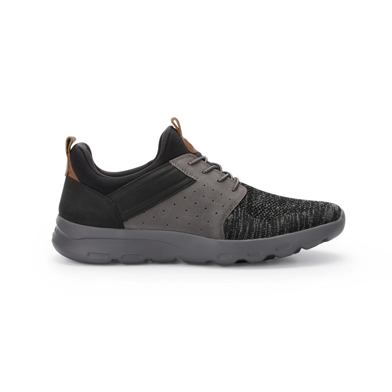 ZAPATILLAS LIVIANAS X-LIGHT HOMBRE CUERO WALKER-0-32 GRIS - 2