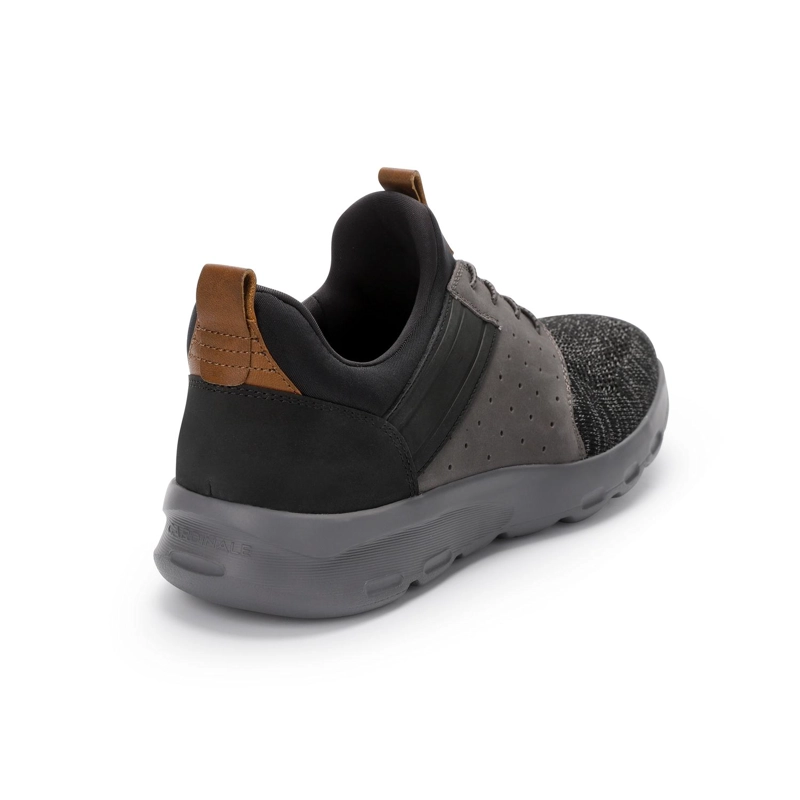 ZAPATILLAS LIVIANAS X-LIGHT HOMBRE CUERO WALKER-0-32 GRIS - 4