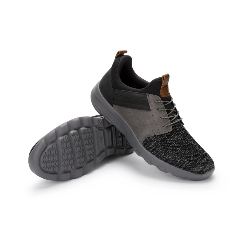 ZAPATILLAS LIVIANAS X-LIGHT HOMBRE CUERO WALKER-0-32 GRIS - 6