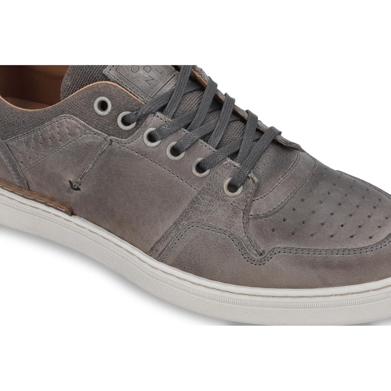 ZAPATILLAS URBANAS HOMBRE CUERO LAUNCH-0-23 GRIS ['ECOCUERO'] - 4