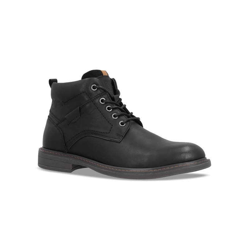 BOTINES HOMBRE CUERO REVARD-6-23 NEGRO ['ECOCUERO'] - 1