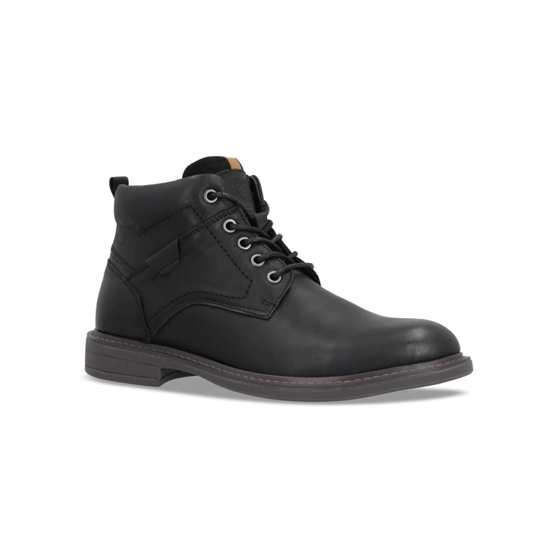 BOTINES HOMBRE CUERO REVARD-6-23 NEGRO ['ECOCUERO'] - 1