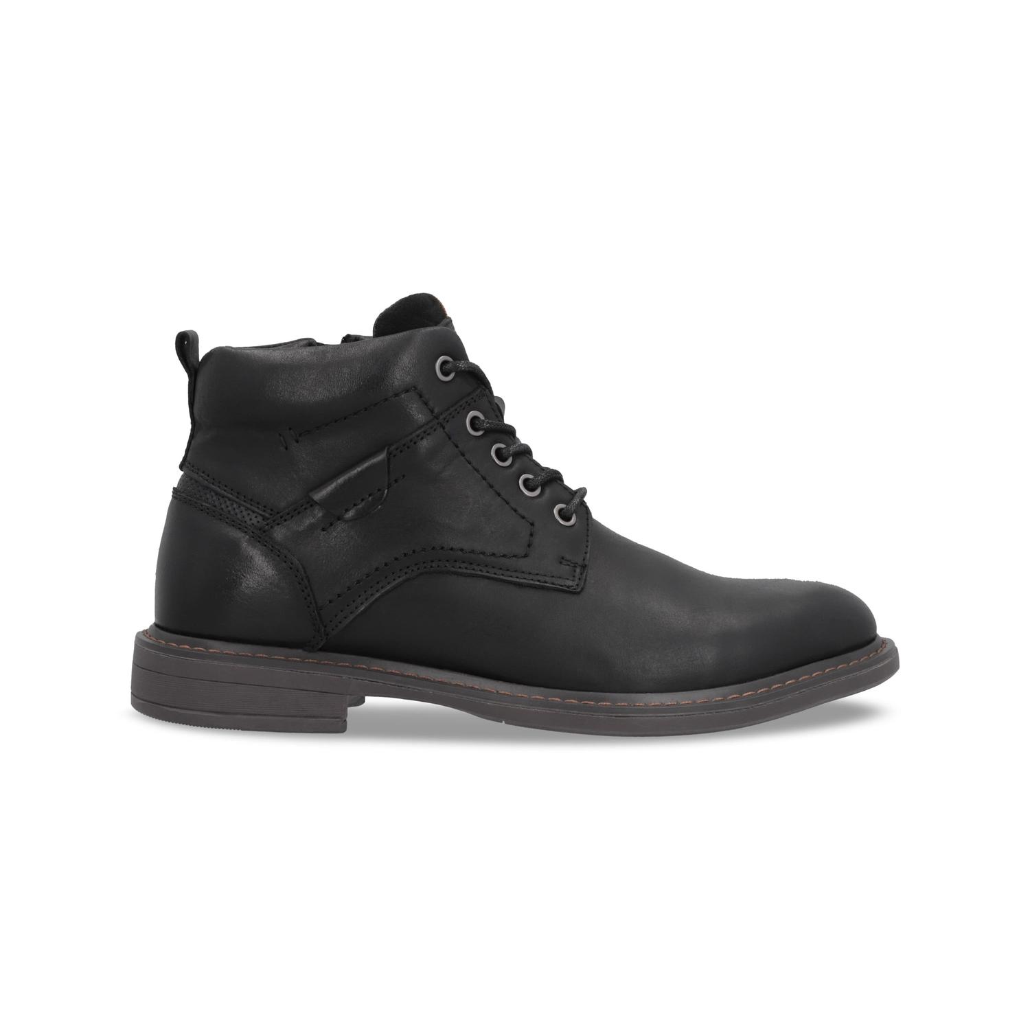 BOTINES HOMBRE CUERO REVARD-6-23 NEGRO ['ECOCUERO'] - 2