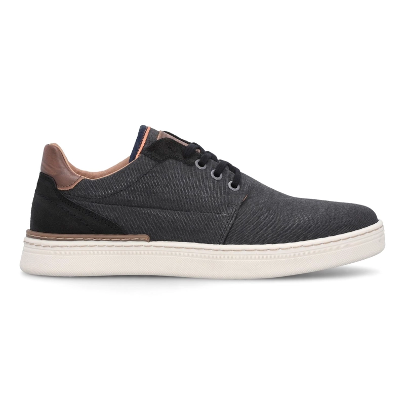ZAPATILLAS HOMBRE TEXTIL CARNABY-0-11 NEGRO ['ECOCUERO'] - 2