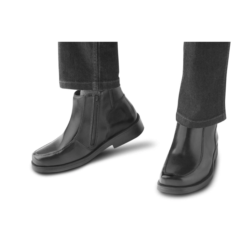 BOTINES HOMBRE CUERO 24 FLEX TWISTER-6-62-NEGRO ['CUERO Y TEXTIL'] - 4