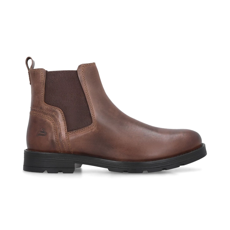 BOTINES HOMBRE CHELSEA CUERO KELSO-6-31 BRANDY BULLBOXER ['TEXTIL'] - 2