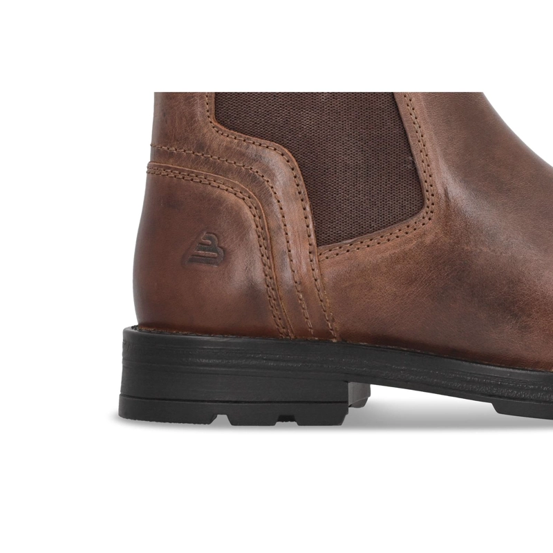 BOTINES HOMBRE CHELSEA CUERO KELSO-6-31 BRANDY BULLBOXER ['TEXTIL'] - 4