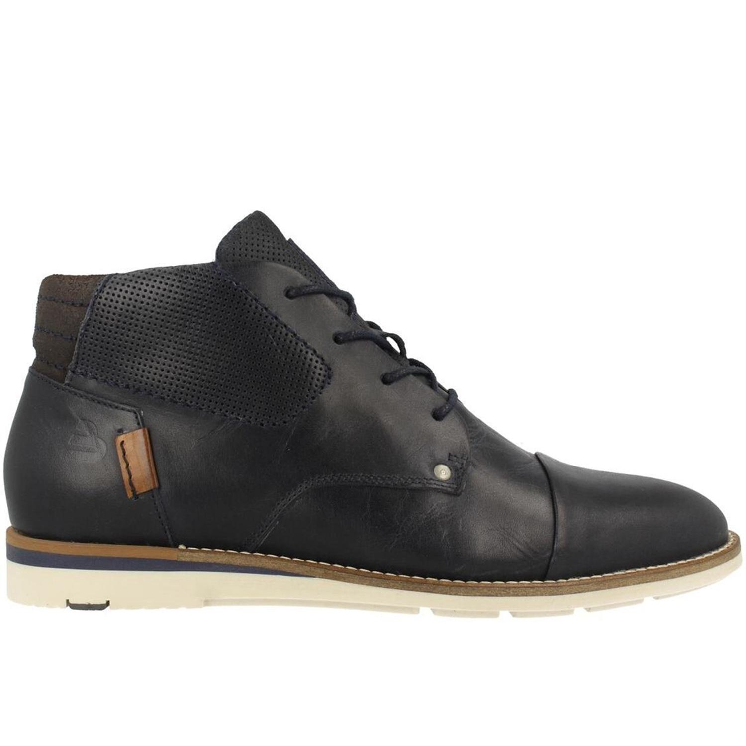 BOTINES HOMBRE CUERO LIDDON-6-07 AZUL BULLBOXER - 2