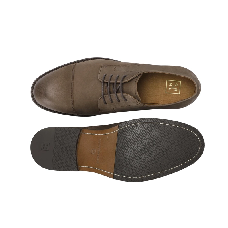 ZAPATOS HOMBRE CUERO BARKER-0-33 CAFE  ['TEXTIL'] - 3