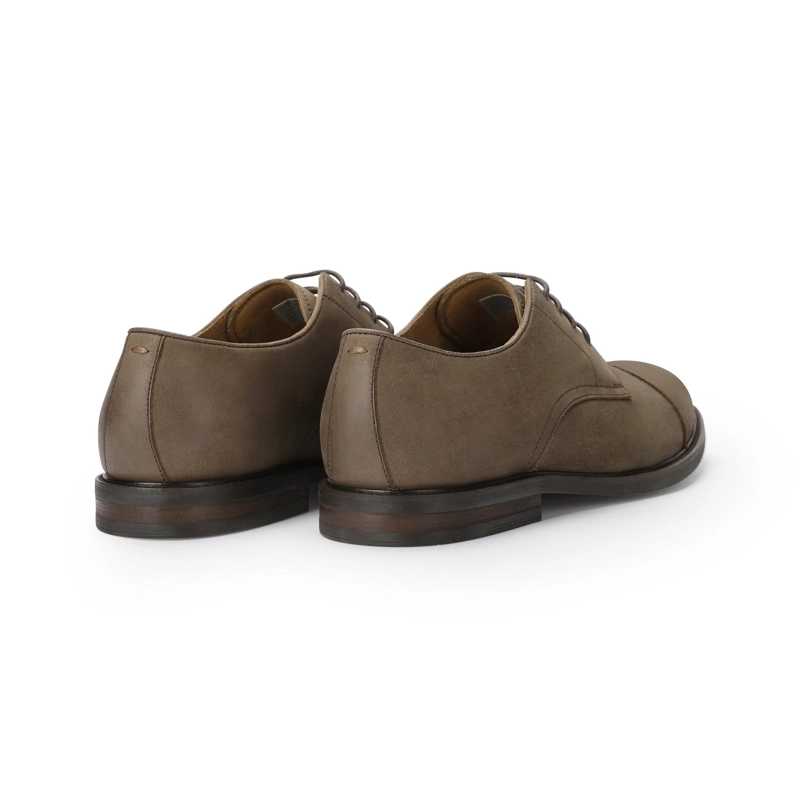 ZAPATOS HOMBRE CUERO BARKER-0-33 CAFE  ['TEXTIL'] - 5