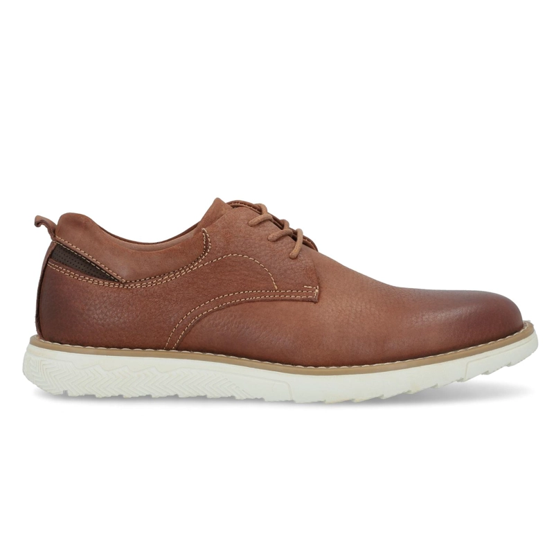 ZAPATOS HOMBRE CUERO FLANDES-0-55 BRANDY - 2