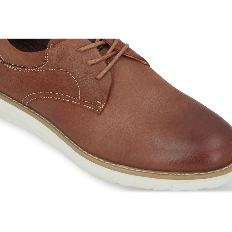 ZAPATOS HOMBRE CUERO FLANDES-0-55 BRANDY - 4