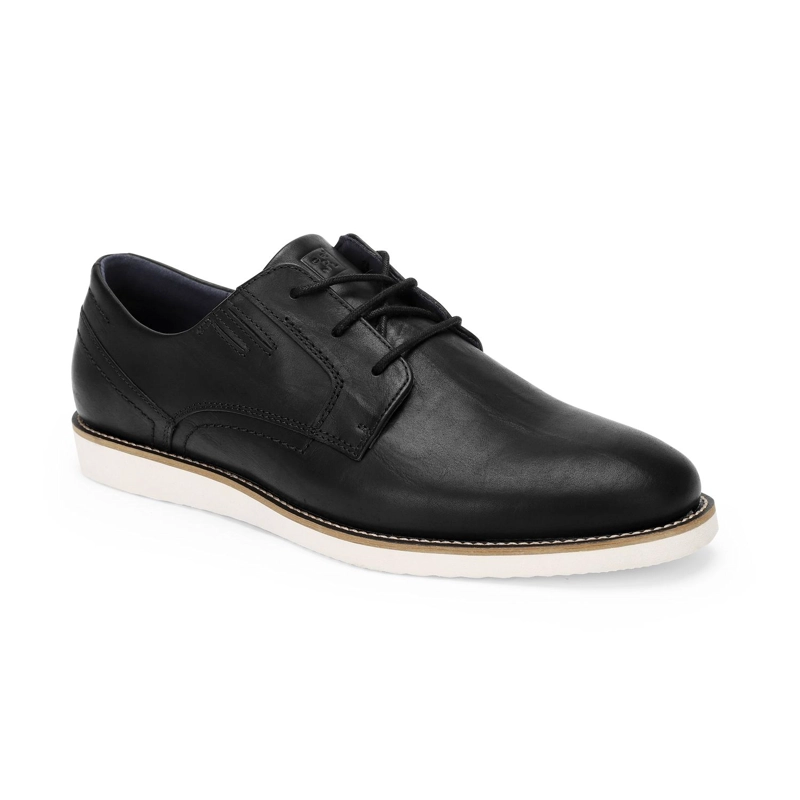 ZAPATOS HOMBRE CUERO SPENCER-0-01 NEGRO - 1