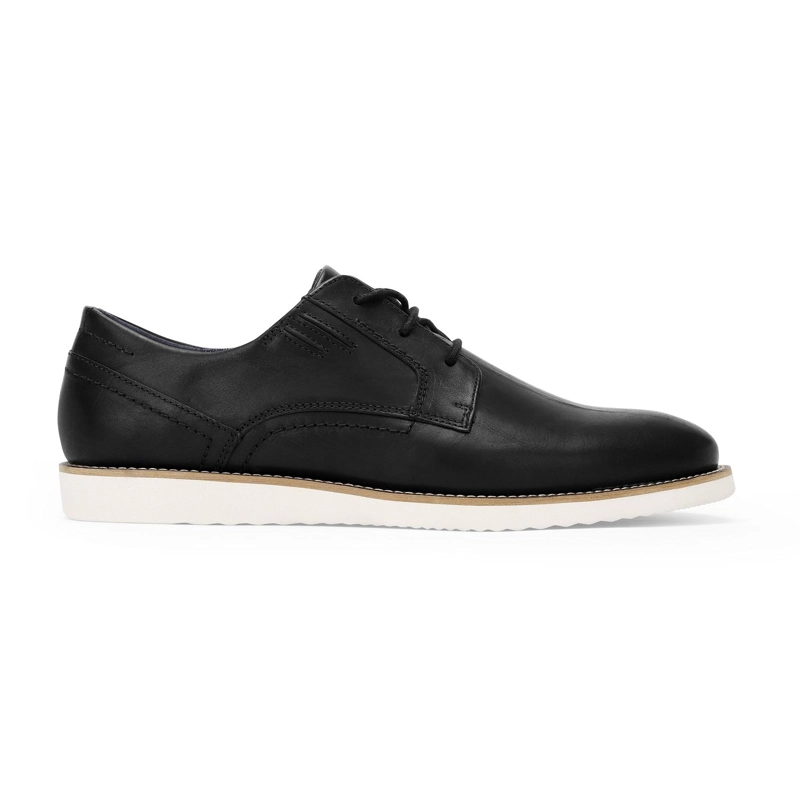 ZAPATOS HOMBRE CUERO SPENCER-0-01 NEGRO - 2