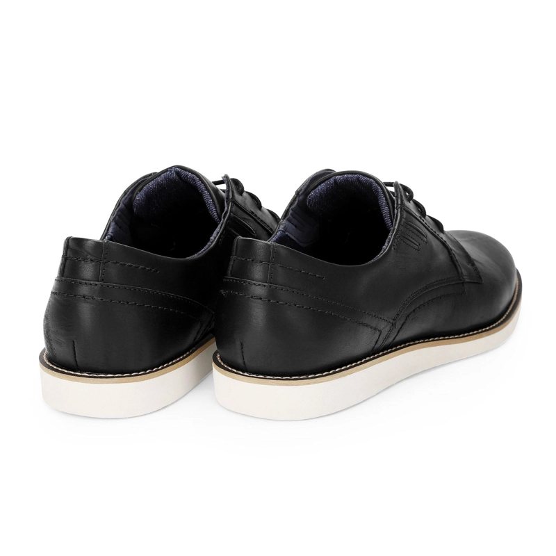 ZAPATOS HOMBRE CUERO SPENCER-0-01 NEGRO - 5