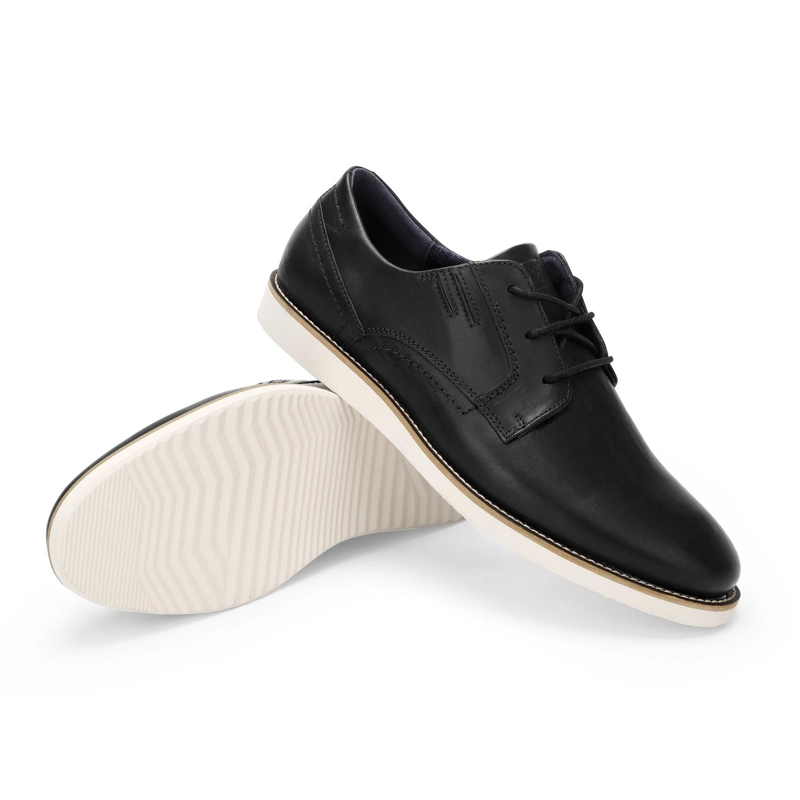 ZAPATOS HOMBRE CUERO SPENCER-0-01 NEGRO - 6