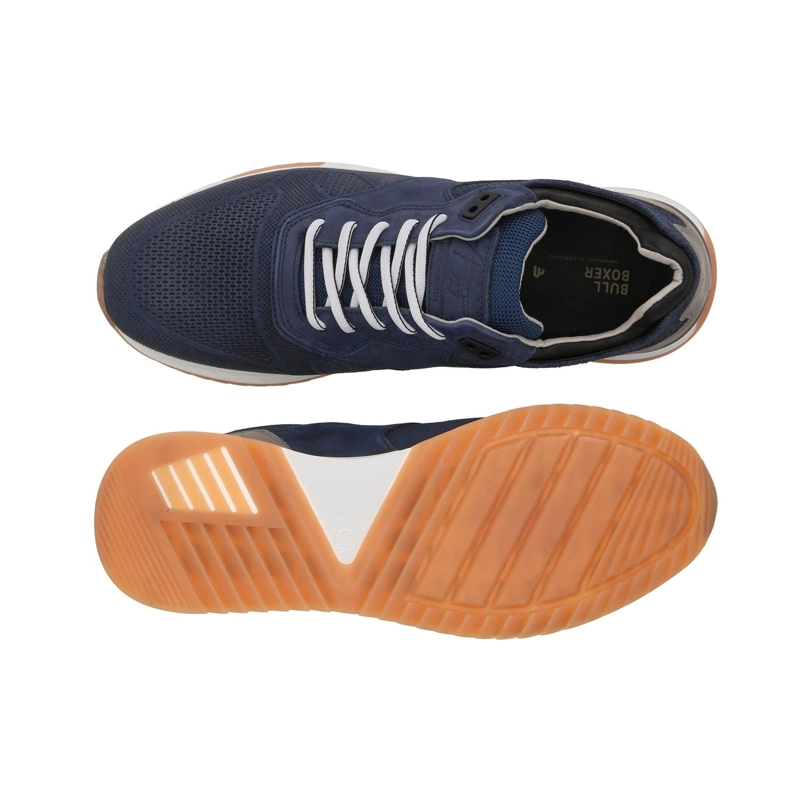 ZAPATILLAS URBANAS HOMBRE CUERO BEEK-0-95 AZUL BULLBOXER - 3