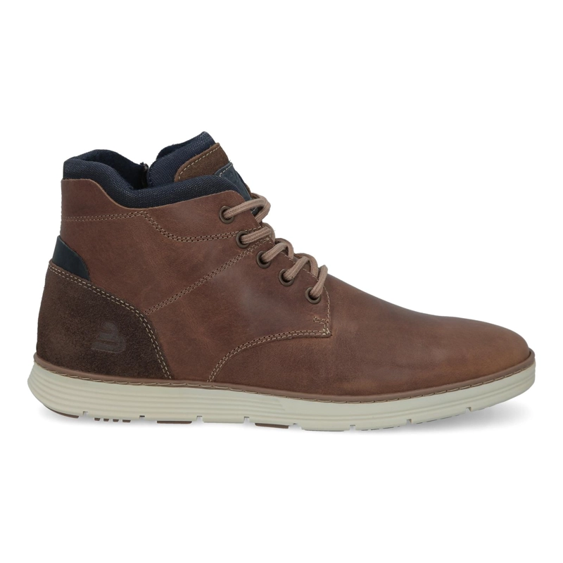 ZAPATILLAS CAÑA ALTA HOMBRE CUERO FINSBURY-6-61 BRANDY BULLBOXER - 2
