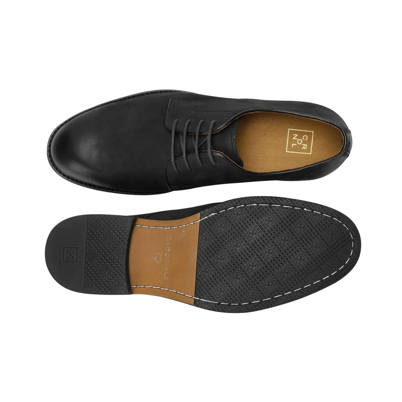 ZAPATOS HOMBRE CUERO BARKER-0-22 NEGRO ['TEXTIL'] - 3