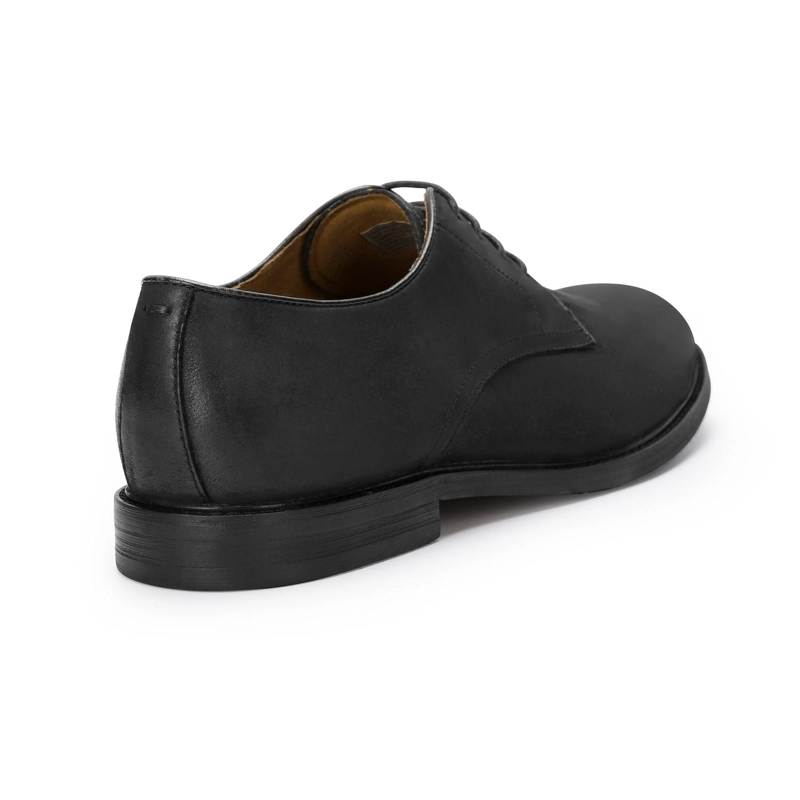ZAPATOS HOMBRE CUERO BARKER-0-22 NEGRO ['TEXTIL'] - 4