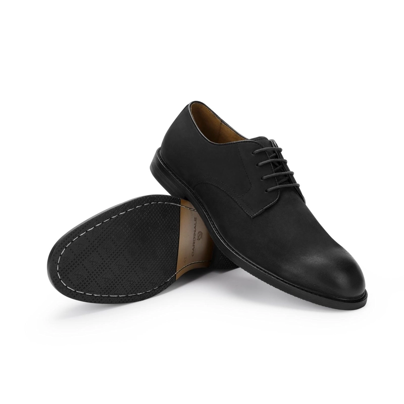 ZAPATOS HOMBRE CUERO BARKER-0-22 NEGRO ['TEXTIL'] - 6