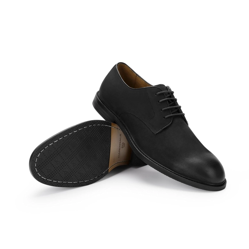 ZAPATOS HOMBRE CUERO BARKER-0-22 NEGRO ['TEXTIL'] - 6