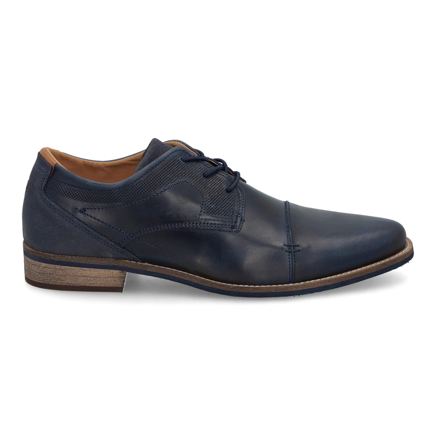 ZAPATOS HOMBRE CUERO MURTEN-0-09 AZUL CARDINALE - 2