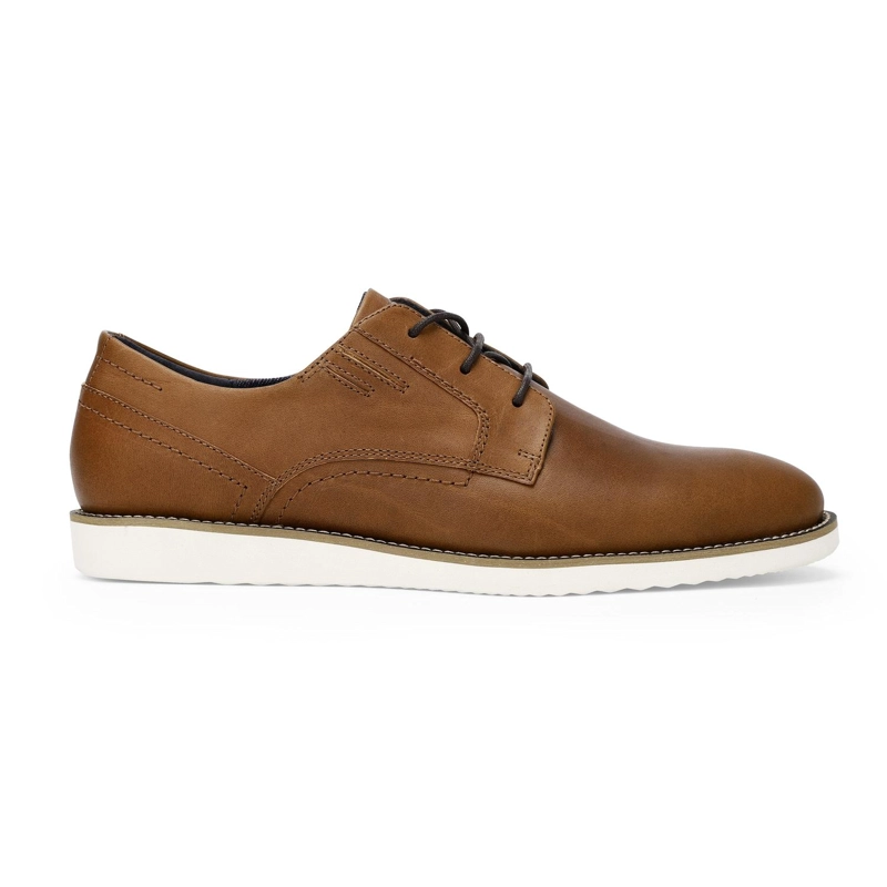 ZAPATOS HOMBRE CUERO SPENCER-0-01 BRANDY - 2
