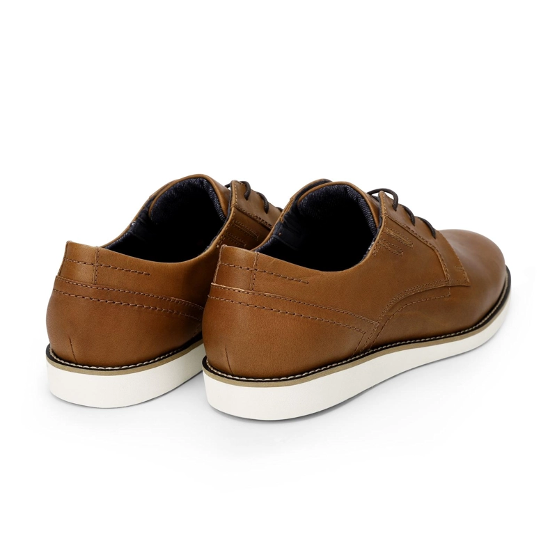 ZAPATOS HOMBRE CUERO SPENCER-0-01 BRANDY - 5