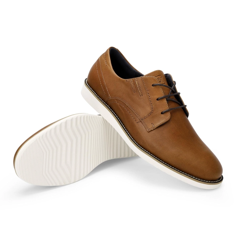ZAPATOS HOMBRE CUERO SPENCER-0-01 BRANDY - 6