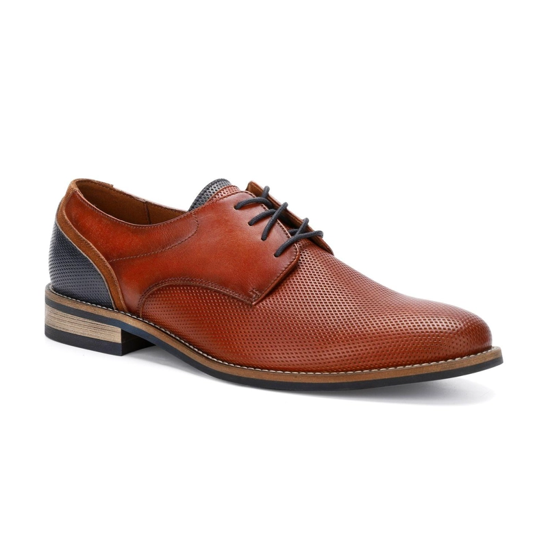 ZAPATOS HOMBRE CUERO DENIZEN-0-04 BRANDY - 1