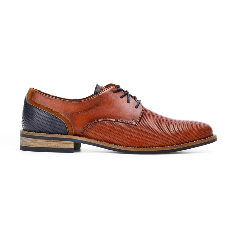 ZAPATOS HOMBRE CUERO DENIZEN-0-04 BRANDY - 2