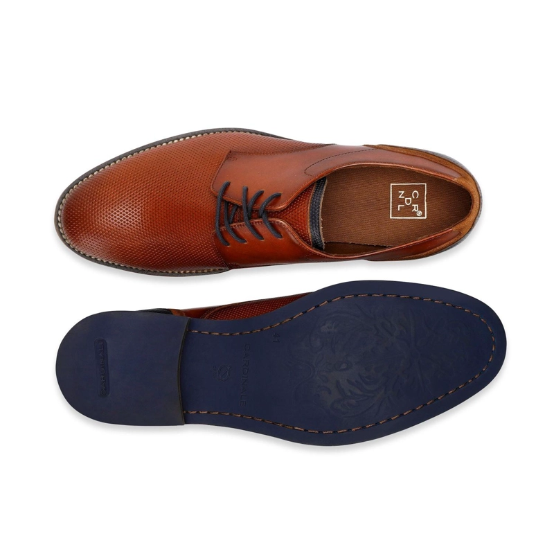 ZAPATOS HOMBRE CUERO DENIZEN-0-04 BRANDY - 3