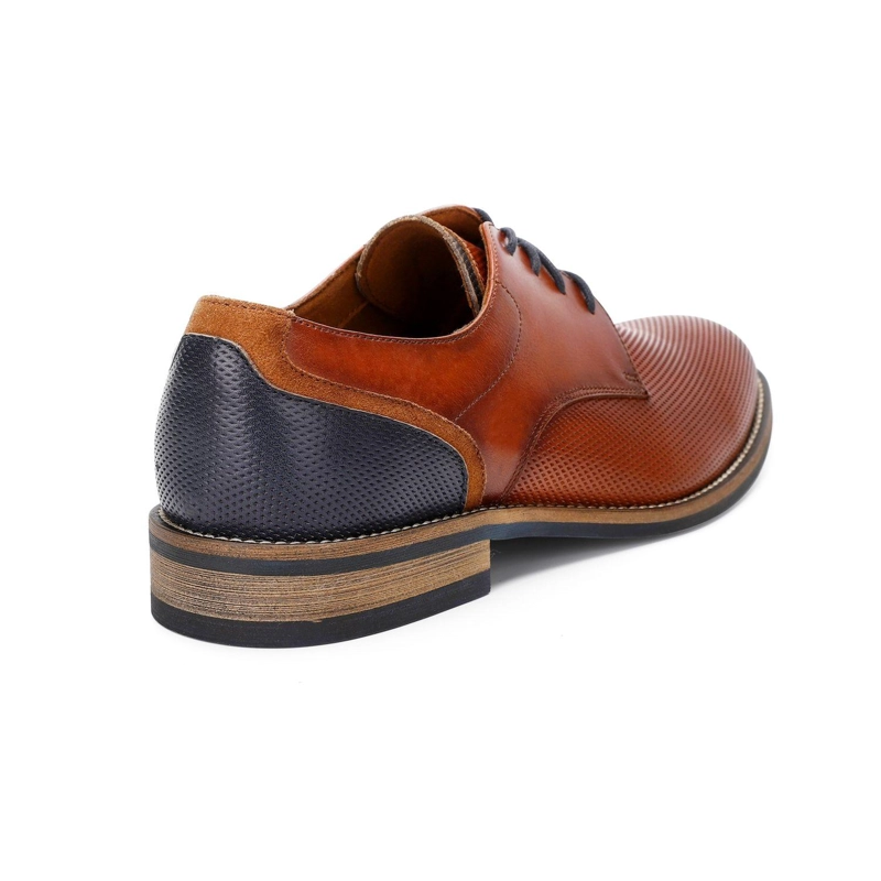ZAPATOS HOMBRE CUERO DENIZEN-0-04 BRANDY - 5
