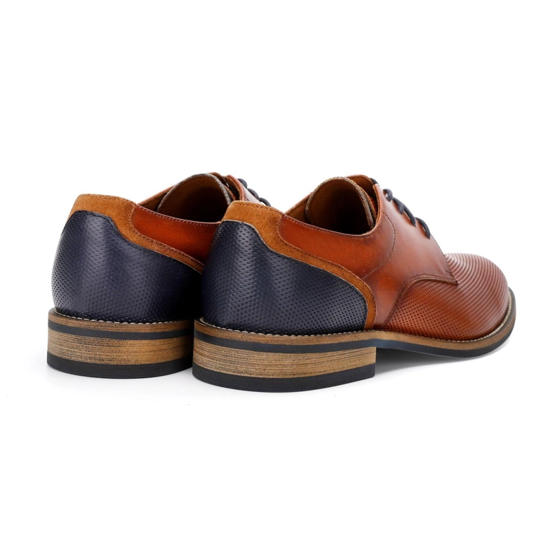 ZAPATOS HOMBRE CUERO DENIZEN-0-04 BRANDY - 6