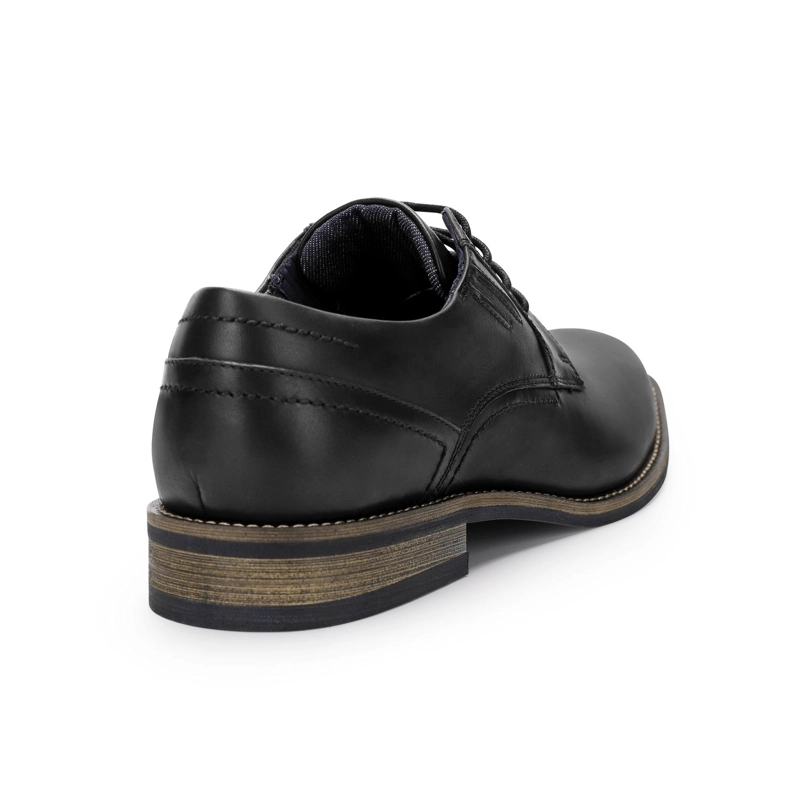ZAPATOS HOMBRE CUERO DENIZEN-0-05 NEGRO - 4