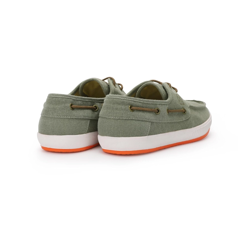 ZAPATOS NAUTICOS HOMBRE TEXTIL VERDE WESTLAND CARDINALE - 5