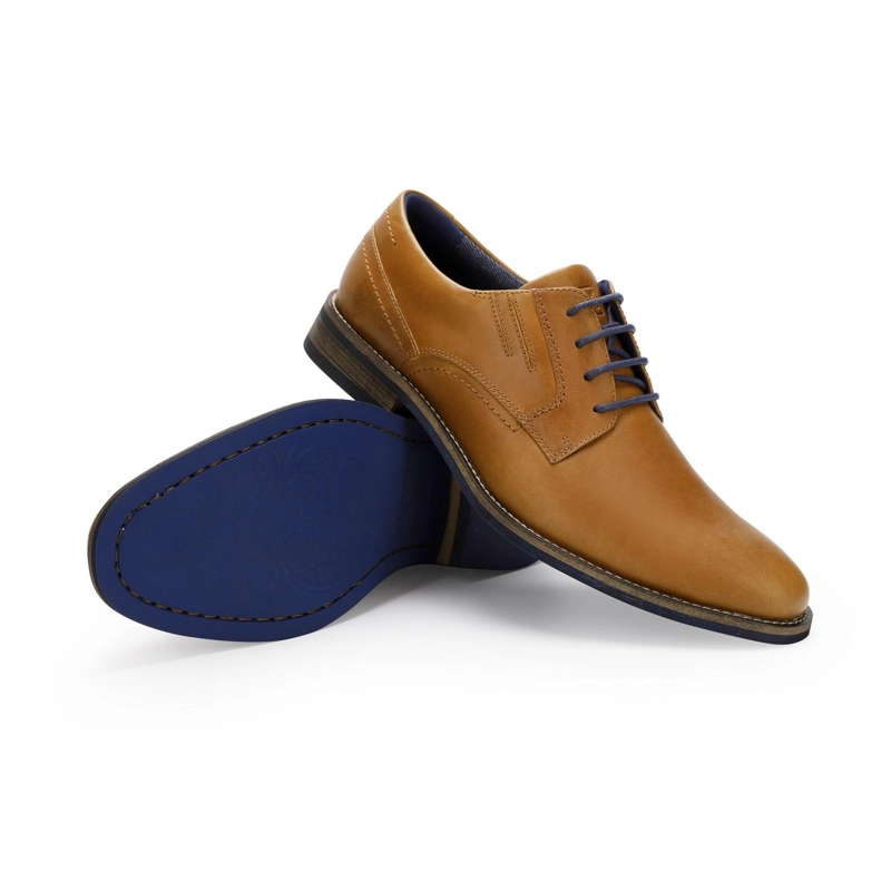 ZAPATOS HOMBRE CUERO DENIZEN-0-05 BRANDY ['TEXTIL'] - 6