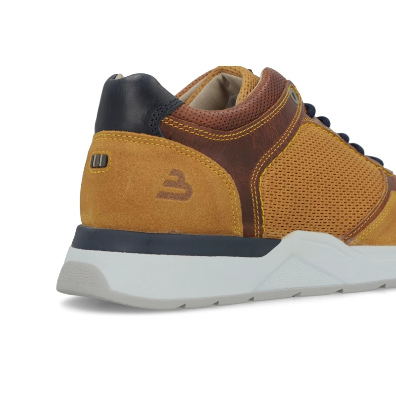 ZAPATILLAS URBANAS HOMBRE CUERO OMIS-0-73 MOSTAZA BULLBOXER - 4