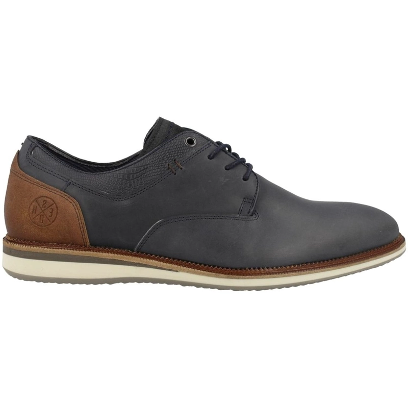 ZAPATOS HOMBRE CUERO MANHATTAN-0-35 AZUL - 2