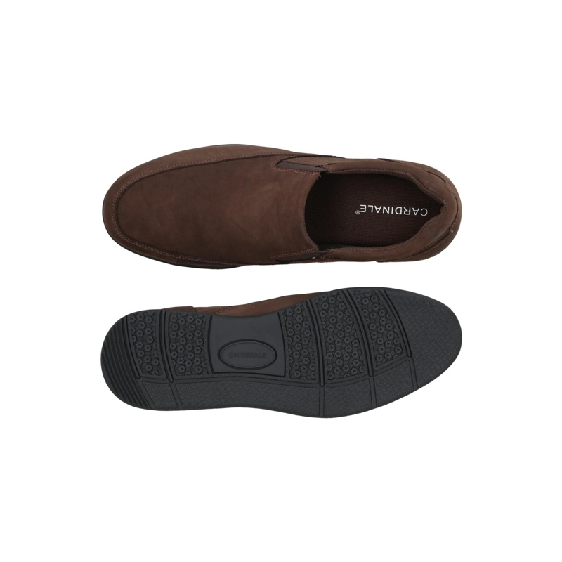 ZAPATOS HOMBRE CUERO MORNE-3-20 CAFE ['TEXTIL'] - 3