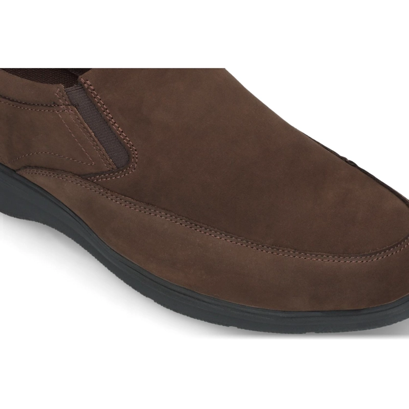 ZAPATOS HOMBRE CUERO MORNE-3-20 CAFE ['TEXTIL'] - 4