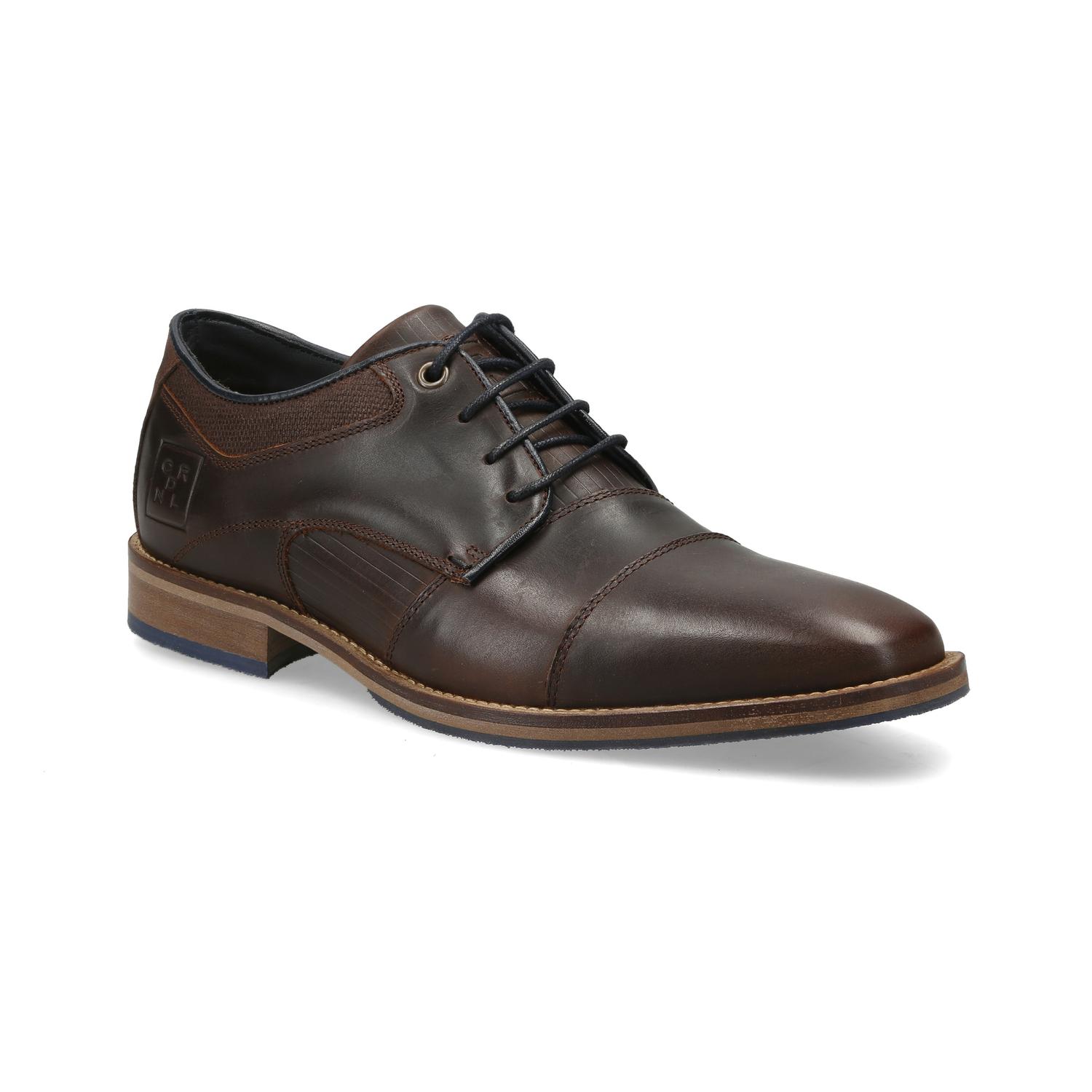 ZAPATOS HOMBRE CUERO KABOOM-0-84 CAFE  CARDINALE - 1