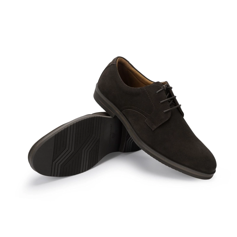 ZAPATOS HOMBRE CUERO BALTIMORE-0-02 CAFE - 5